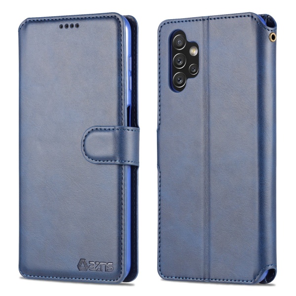 Glatt AZNS Wallet-deksel - Samsung Galaxy A13 4G Blå