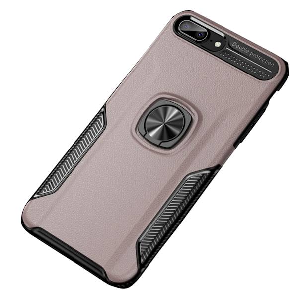 iPhone 7 - Elegant Skal med Kickstand (LEMAN) Guld