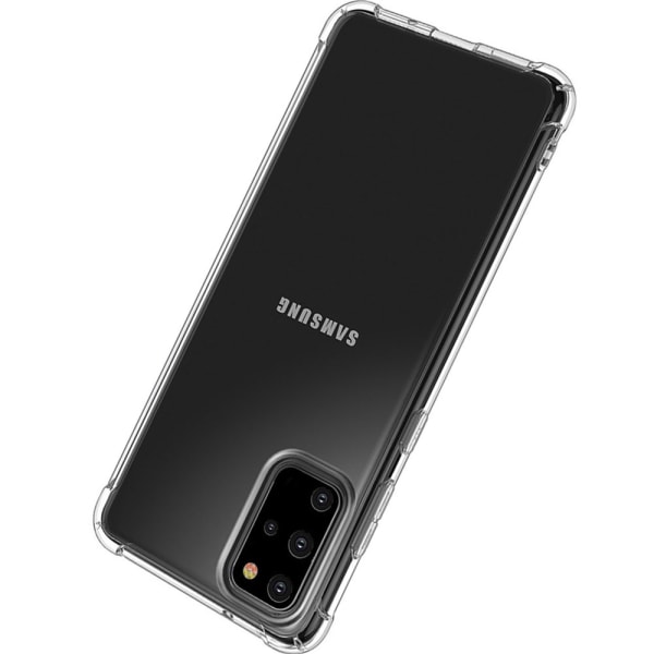 Samsung Galaxy S20 Plus - Iskuja vaimentava tyylikäs kansi Transparent/Genomskinlig