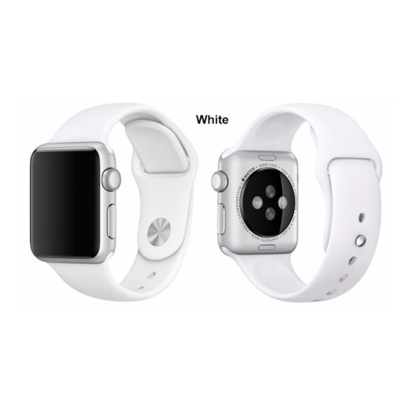 Apple Watch 45mm - Exklusiva Silikonarmband Hög Kvalité ljusgrå L