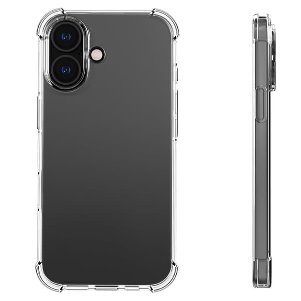 iPhone 16  Silikonskal med Airbag-hörn