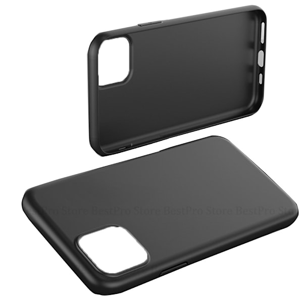 iPhone 11 Pro Max - Silikonskal Svart