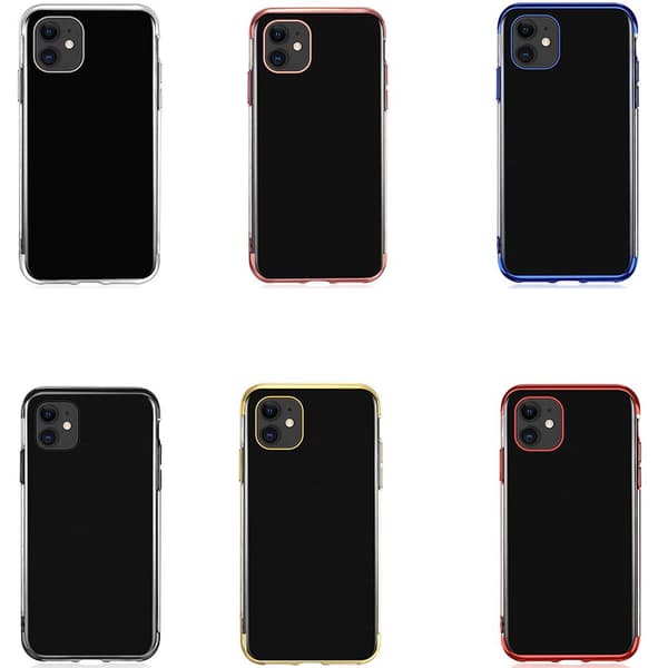 Stilfuldt beskyttende silikonecover - iPhone 12 Röd