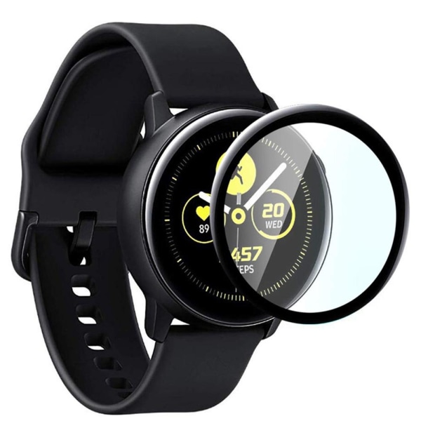 Galaxy Watch Active1 myk skjermbeskytter PET 40mm R500 Svart