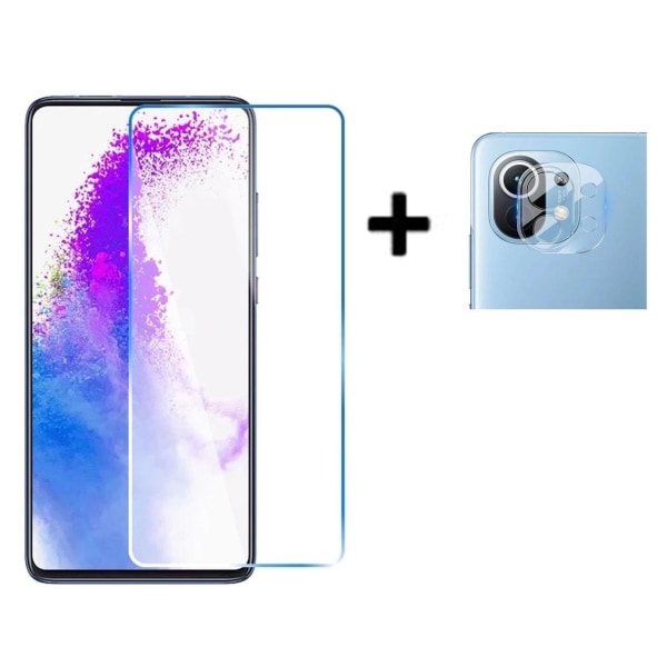 Näytönsuoja + Kameran linssisuoja HD 0,3mm Mi 11 Lite Transparent/Genomskinlig