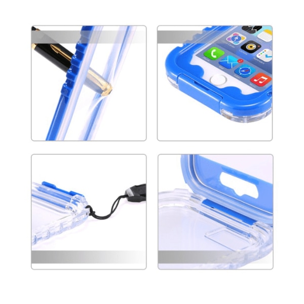 Vandtæt cover til iPhone 6/6s plus - FLOVEME ORGINAL - Blå