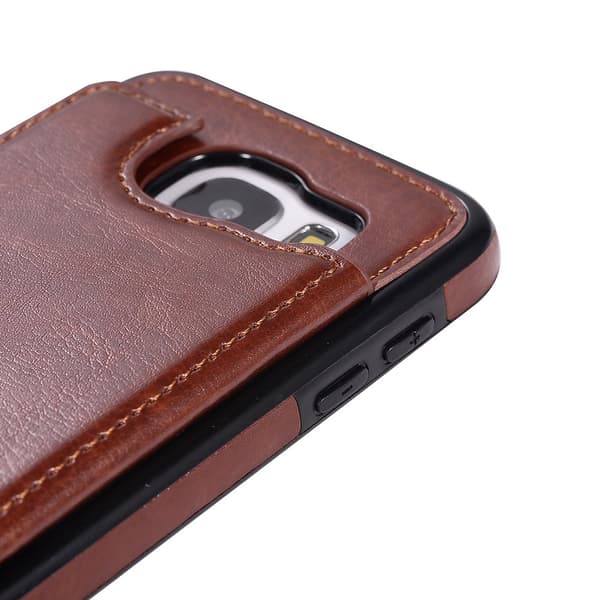 Samsung Galaxy S7 - Etui med pung/kortlomme Vit