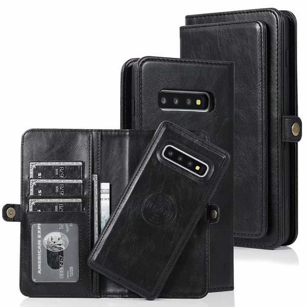 Tankevækkende Wallet cover - Samsung Galaxy S10 Brun