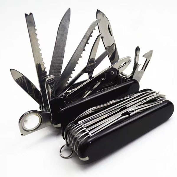 Praktiskt Multifunktionell 30-1 Fickkniv Swiss Army Knife Orange