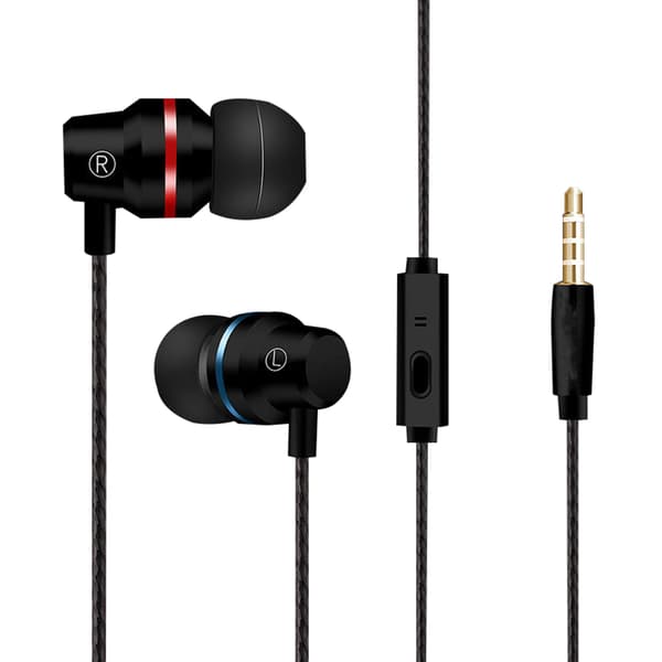 Eleganta In-Ear hörlurar med Mic-inline control Guld