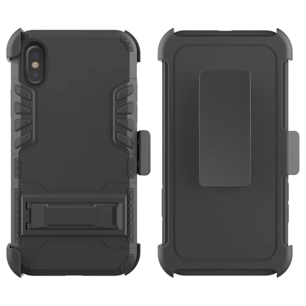Praktiskt Skyddsfodral av LEMAN f�r iPhone X/XS Blå