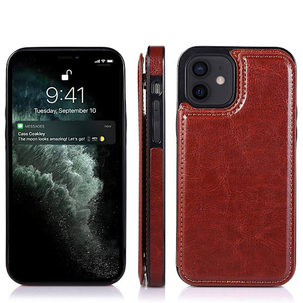Glat NKOBEE etui med kortrum - iPhone 12 Vit
