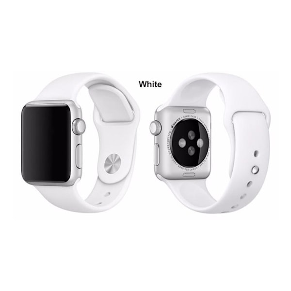 Apple Watch 44mm -  NORTH EDGE tyylikäs silikoniranneke Matt Gul L