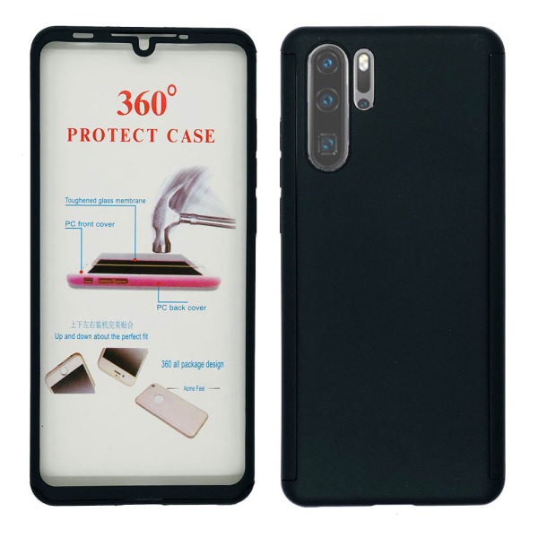 Huawei P30 Pro - Stilsäkert Effektfullt 360 Fodral (FLOVEME) Guld