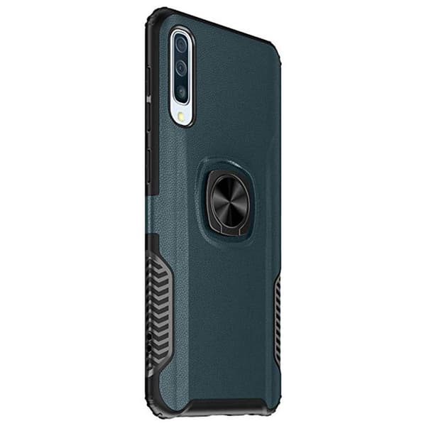 Samsung Galaxy A70 - Skal med Ringhållare Blå