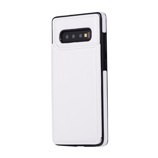 Samsung Galaxy S10+ - Nkobee praktisk etui med kortrum Brun