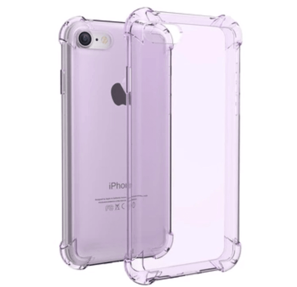 iPhone 7 - Stilrent Exklusivt Praktiskt Silikonskal Drop-proof Silver/Grå