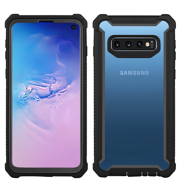 Praktiskt Robust Skyddsfodral - Samsung Galaxy S10 Grön