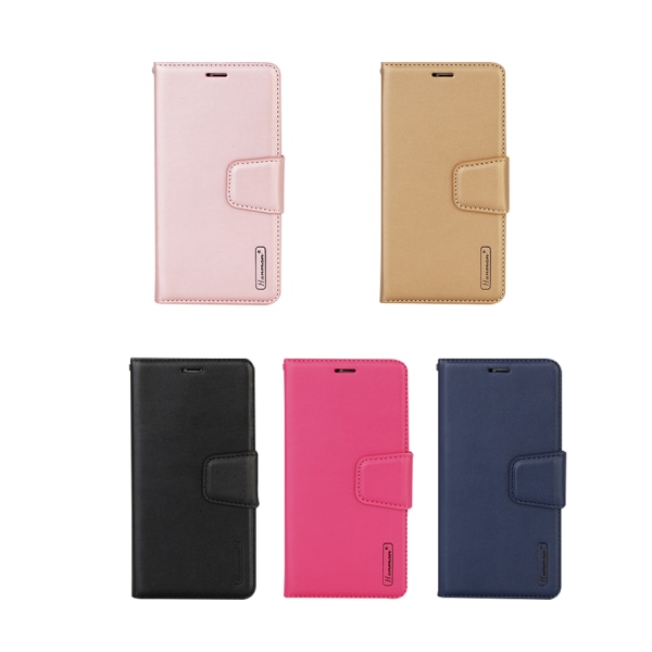 Samsung Galaxy S7 – tyylikäs nahkakotelo/lompakko (päiväkirja) Rosa