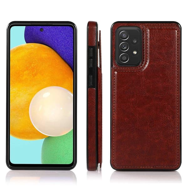 Professionellt Skal med Kortfack - Samsung Galaxy A72 Roséguld