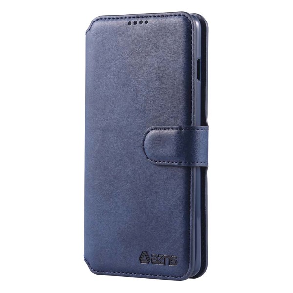Beskyttende Smart Wallet-deksel - Samsung Galaxy S10E Blå