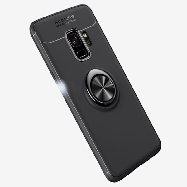 Skyddande Skal med Ringhållare - Samsung Galaxy S9 Blå/Blå Blå/Blå