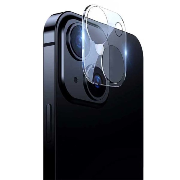 2-PACK 3-in-1 Fram- & Baksida + Kameralinsskydd iPhone 13 Transparent/Genomskinlig