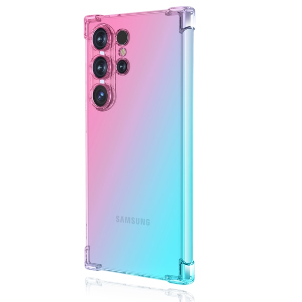 Gradient Luftkuddar TPU-Skal för S24 Ultra Pink