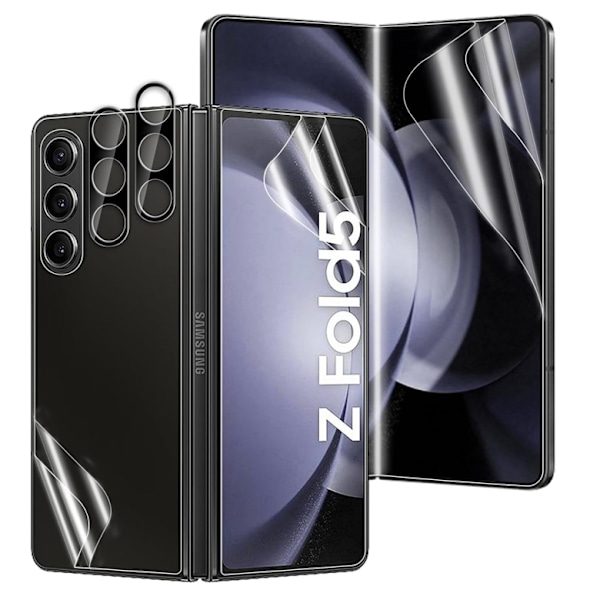 4-in-1 Z Fold 5 Hydrogel Skärmskydd & Kameralinsskydd