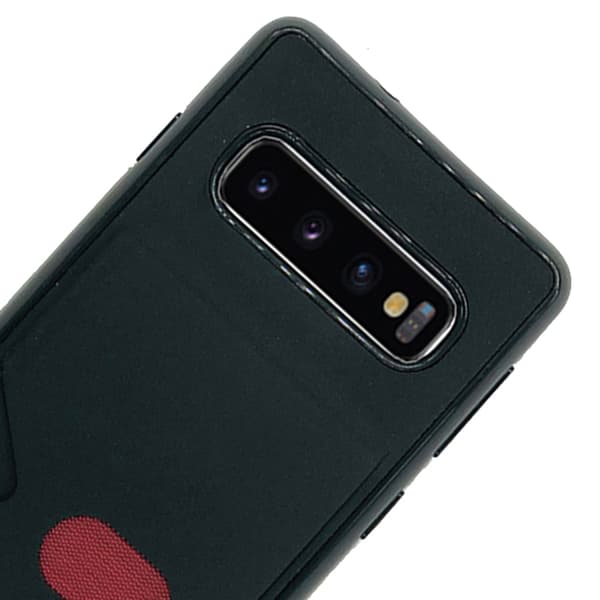 Skal med Kortfack - Samsung Galaxy S10+ Grå Grå