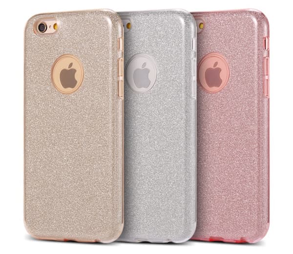 iPhone 6/6s plus - Exklusivt Stilrent Crystalskal från Snowflake Silver