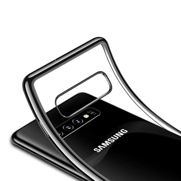 Samsung Galaxy S10 - Silikonskal (EXTRA TUNT) Silver