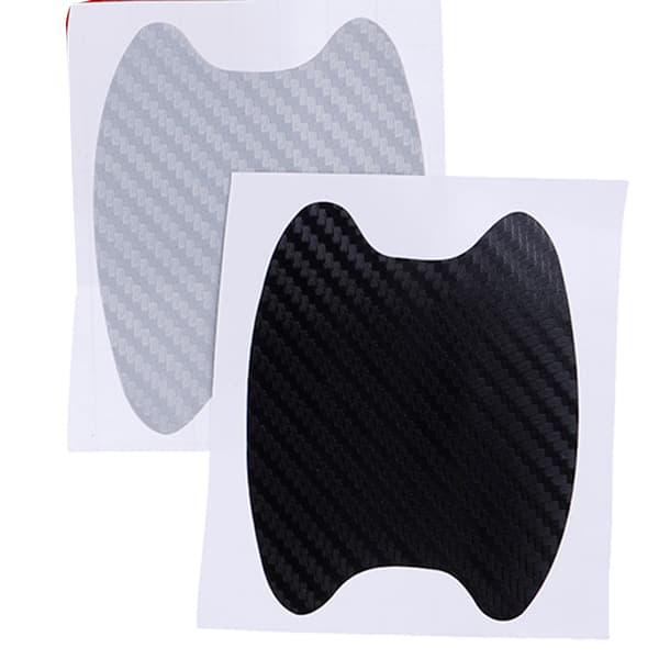 Karbonfiber Skydd 4-Pack Dörrhandtags Fördjupning Svart