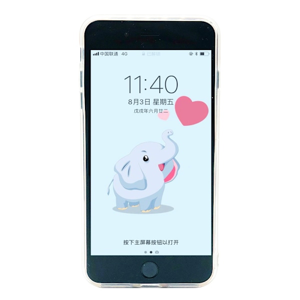 Skyddande Skal i Silikon till iPhone 8 (PRETTY FLAMINGO)