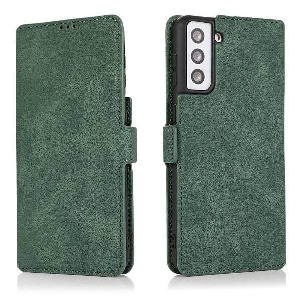 Stilsäkert Plånboksfodral - Samsung Galaxy S21 Plus Brun