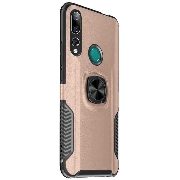 Stilrent Skal med Ringhållare - Huawei P Smart Z Guld
