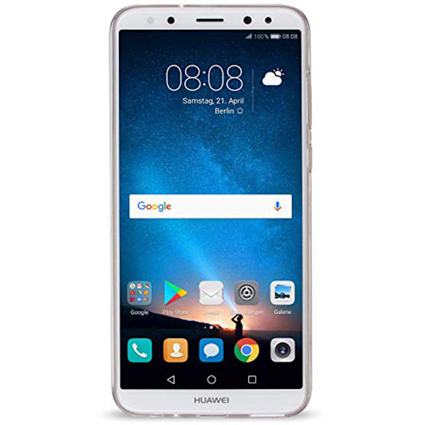 Huawei Mate 10 Lite - Stötdämpande Skal Transparent/Genomskinlig