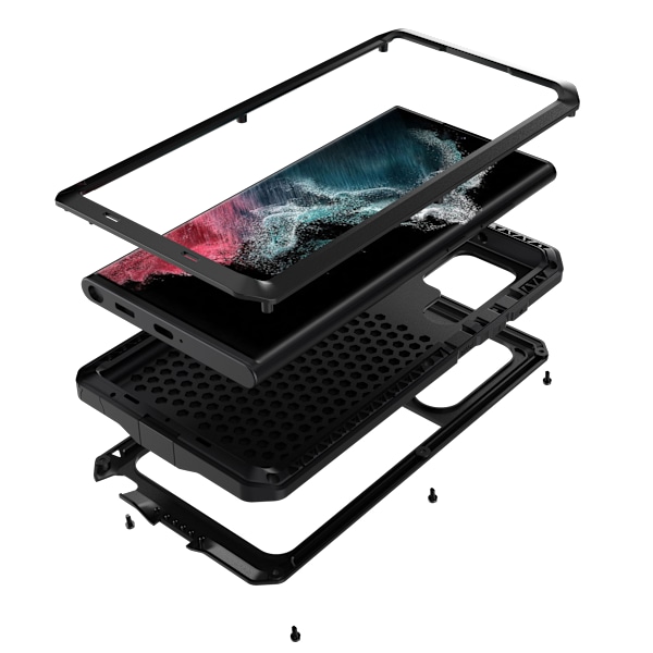 Robust Skyddsskal i Aluminium - Samsung Galaxy S23 Ultra Svart