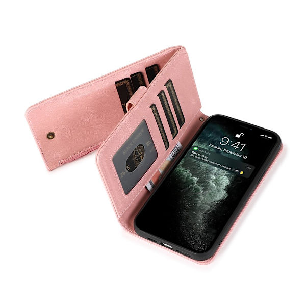 Plånboksfodral 8-Kort  - iPhone 12 Svart