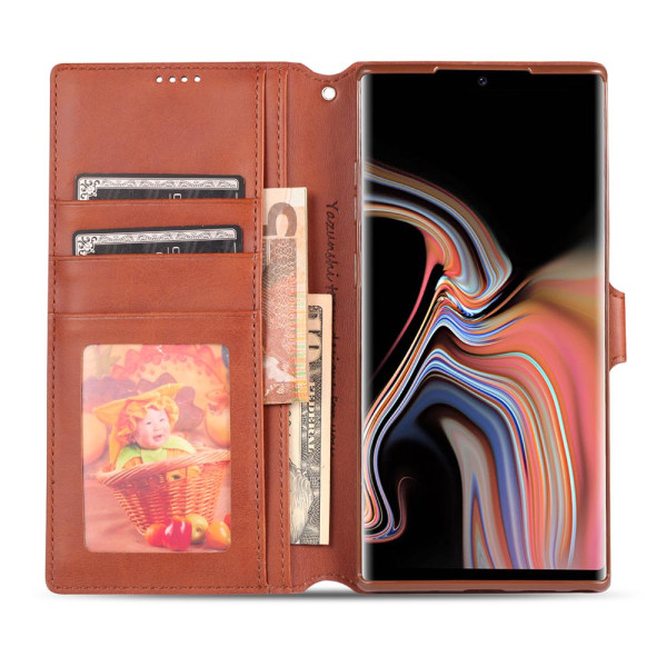 Stilsäkert AZNS Plånboksfodral - Samsung Galaxy Note10 Brun