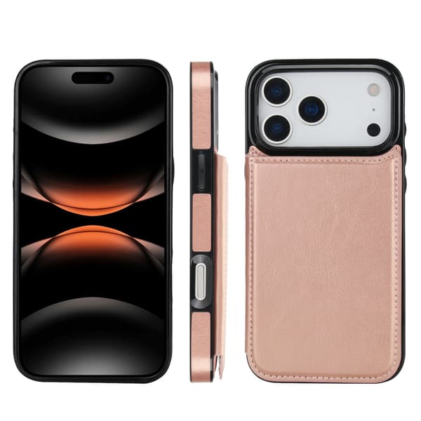 iPhone 17 Pro fodral med magnetisk stängning Svart