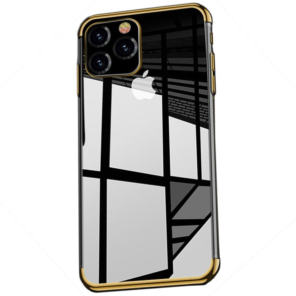 Stødabsorberende silikone cover - iPhone 11 Pro Max Guld