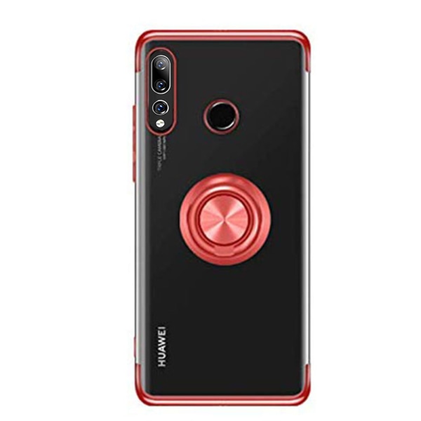 Huawei P Smart Z - Effektfullt Skal med Ringhållare Röd