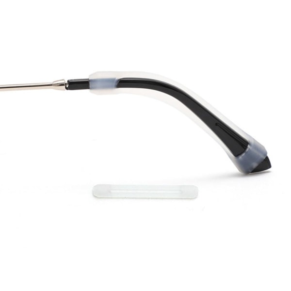 1-Par Mjuk Bekväm Anti-Slip Glasögon Krokar Svart