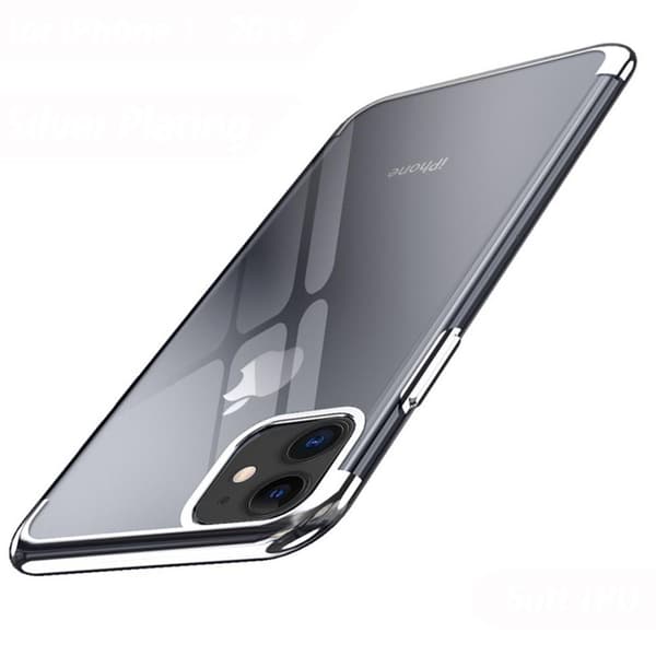 Stilfuldt beskyttende silikonecover - iPhone 12 Röd