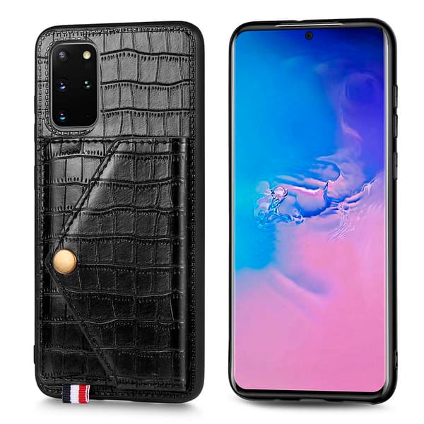 Robust Skal med Korthållare - Samsung Galaxy S20 Plus Grön