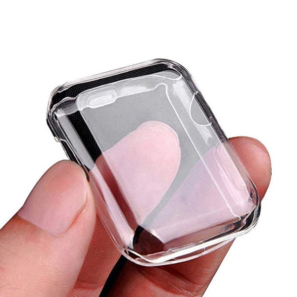 Professionelt beskyttelsescover til Apple Watch Series 4 44mm Transparent/Genomskinlig
