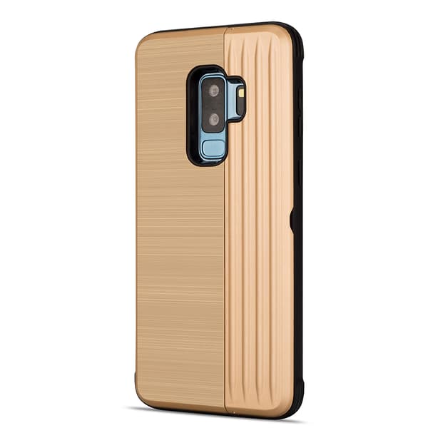Skal Korthållare - Samsung Galaxy S9 Plus Silver Silver