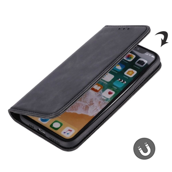 iPhone 11 - Gennemtænkt Wallet etui Mörkbrun