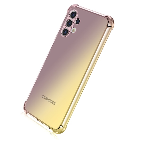 Skyddande Silikonskal (Floveme) - Samsung Galaxy A13 4G Blå/Rosa